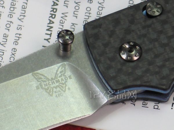 美国蝴蝶Benchmade 480-1碳纤维柄折刀