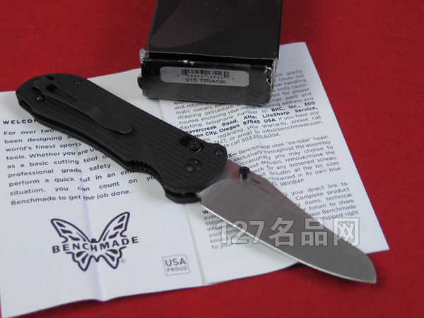 美国蝴蝶Benchmade 915三合一救援刀