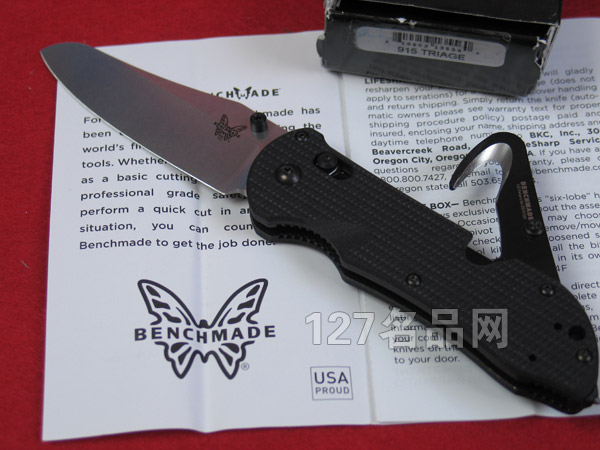 美国蝴蝶Benchmade 915三合一救援刀
