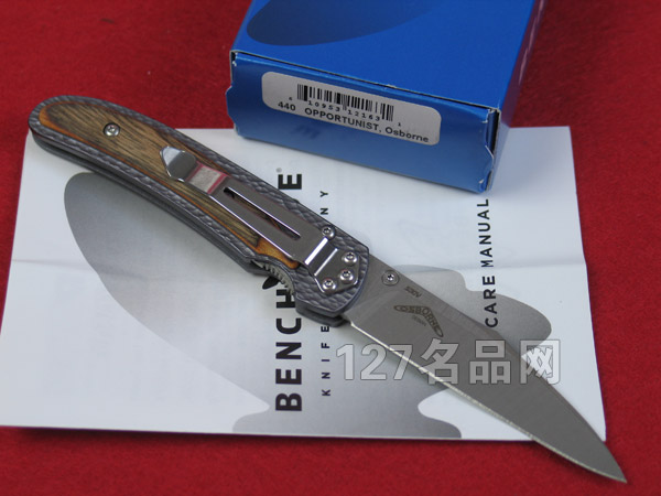 美国蝴蝶Benchmade 440经典折刀