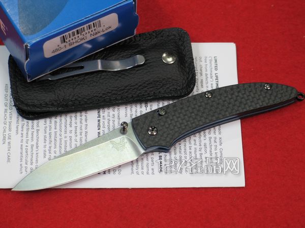 美国蝴蝶Benchmade 480-1碳纤维柄折刀