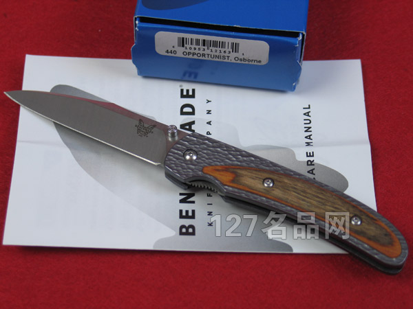 美国蝴蝶Benchmade 440经典折刀
