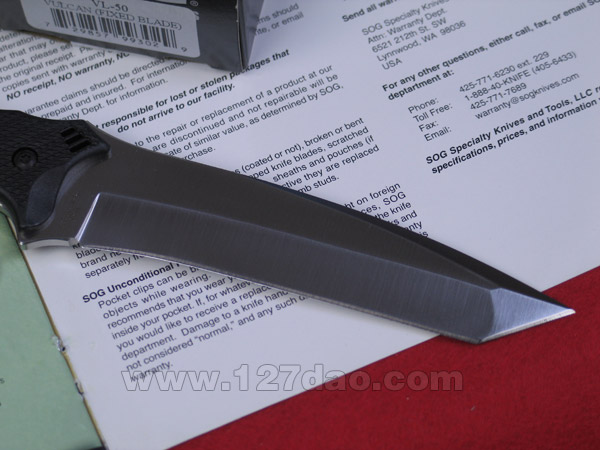 美国哨格SOG VL-50战术直刀