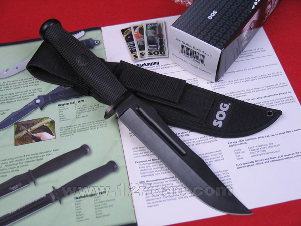 美国哨格SOG FX-01 战术直刀