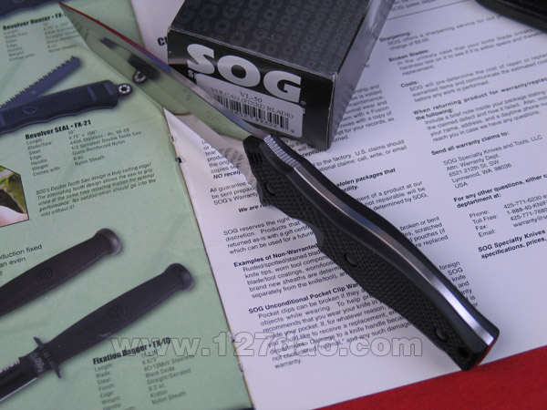 美国哨格SOG VL-50战术直刀