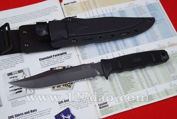 美国哨格海豹部队专用刀 SOG-S37K