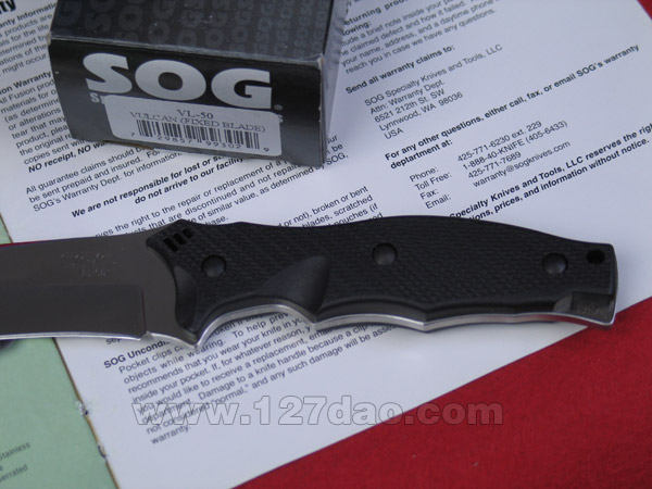 美国哨格SOG VL-50战术直刀