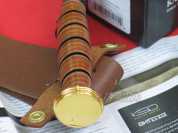 美国卡巴1215  镀金典藏版陆战队刀 