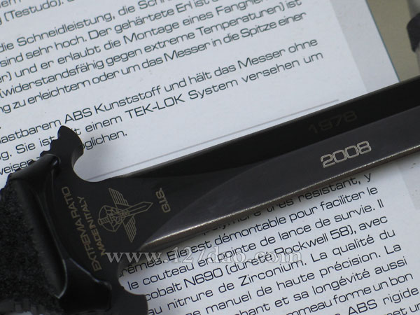 极端武力SUPPRESSOR 镇暴者GIS 30周年限量版特种部队战术匕首
