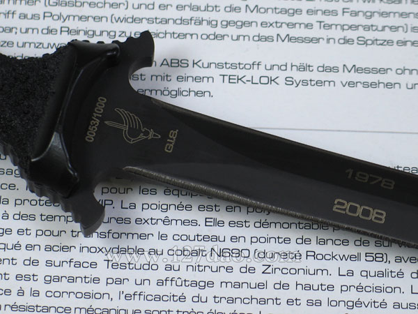 极端武力SUPPRESSOR 镇暴者GIS 30周年限量版特种部队战术匕首
