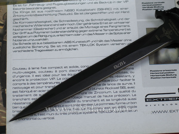 极端武力SUPPRESSOR 镇暴者GIS 30周年限量版特种部队战术匕首