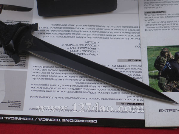 意大利极端武力Ordinanza 镇暴者GIS特种部队双刃战术匕首