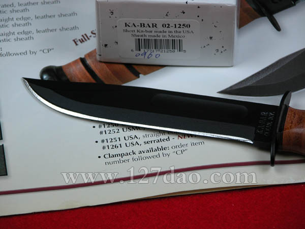 美国卡巴小型海军陆战队用刀 卡巴1250 
