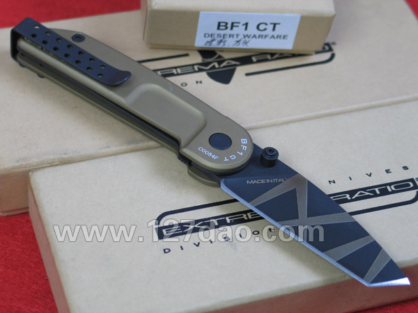极端武力BF1CT方头 沙漠色小折刀