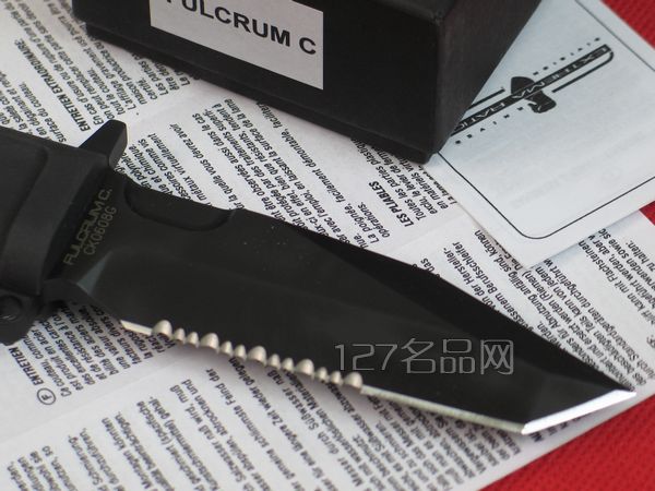 极端武力支点紧凑版战术直刀 FULCRUMC BLACK 127名品
