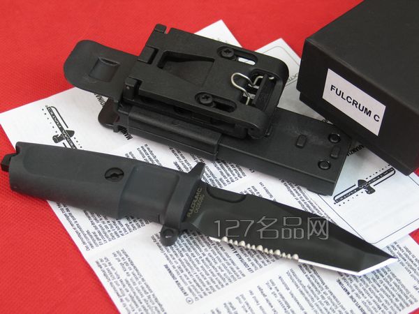 极端武力支点紧凑版战术直刀 FULCRUMC BLACK 127名品