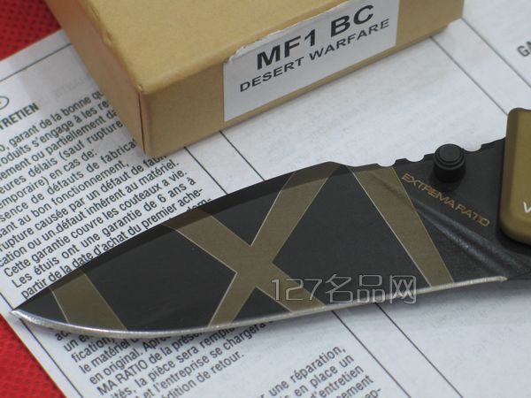 极端武力Extrema Ratio MF1BC 沙色重型战术救援折刀