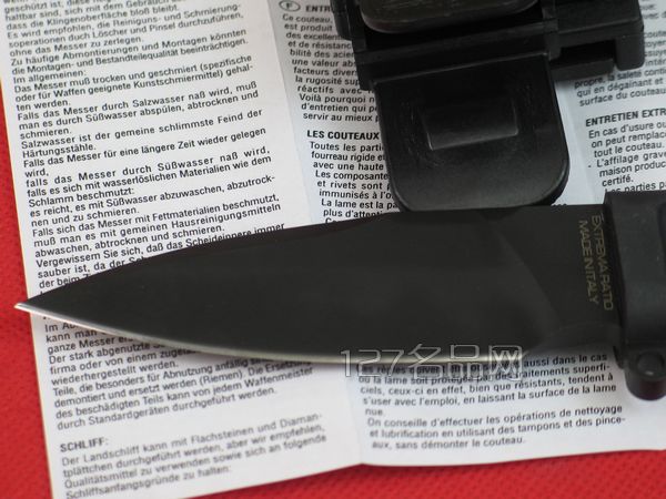 极端武力OG黑色枪榴弹战术直刀名刀127名品