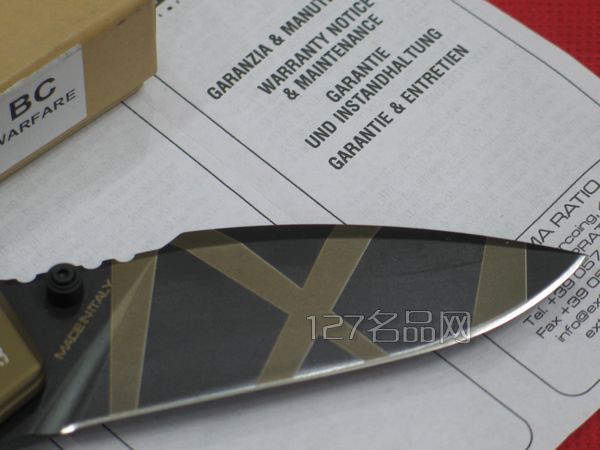 极端武力Extrema Ratio MF1BC 沙色重型战术救援折刀