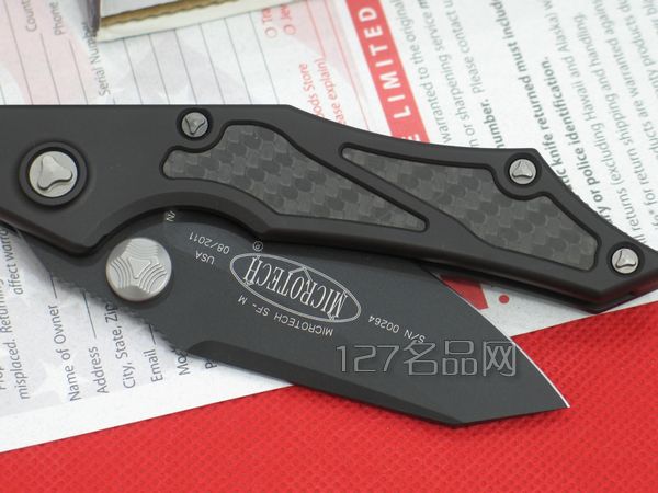 美国微技术MICROTECH 129-1全刃战术折刀