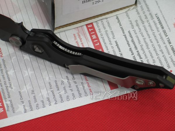 美国微技术MICROTECH 129-1全刃战术折刀
