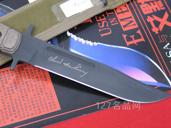 美国挺进者Strider CMFK签名版战术刀