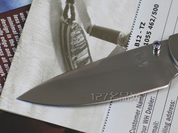 威廉亨利B12钛柄绅士刀