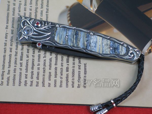 威廉亨利Williamhenry B30猛犸象牙化石银柄 全球限量50