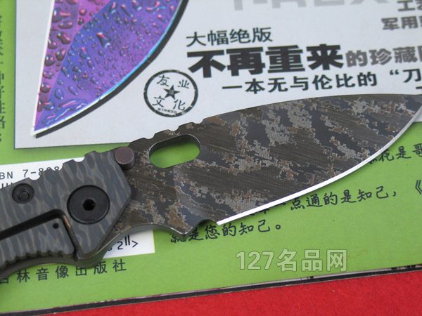 美国挺进者Strider  SMF军绿柄数码版折刀