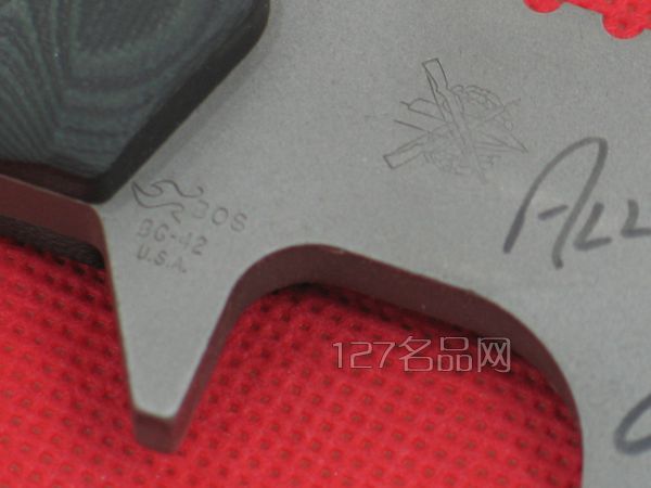 美国挺进者Strider  BOS早期BG42钢签名版MISC-001