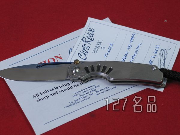 克里斯·里夫Chris Reeve 鹰爪钛锁战术折刀
