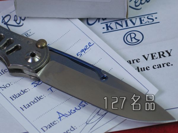 克里斯·里夫Chris Reeve 鹰爪钛锁战术折刀