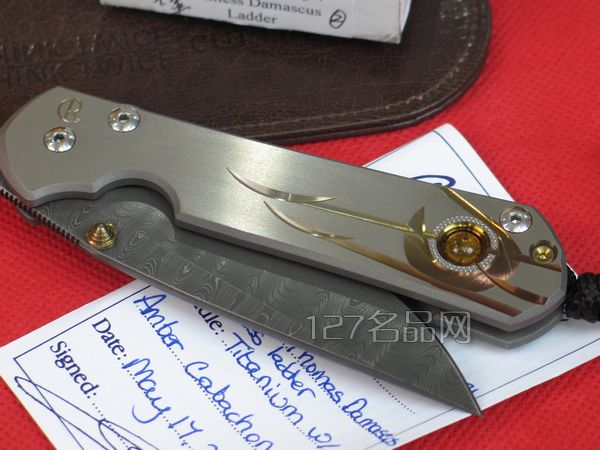 克里斯里夫大号镶嵌宝石梯纹大马DAMASCUS