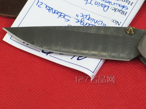 克里斯里夫大号镶嵌宝石梯纹大马DAMASCUS