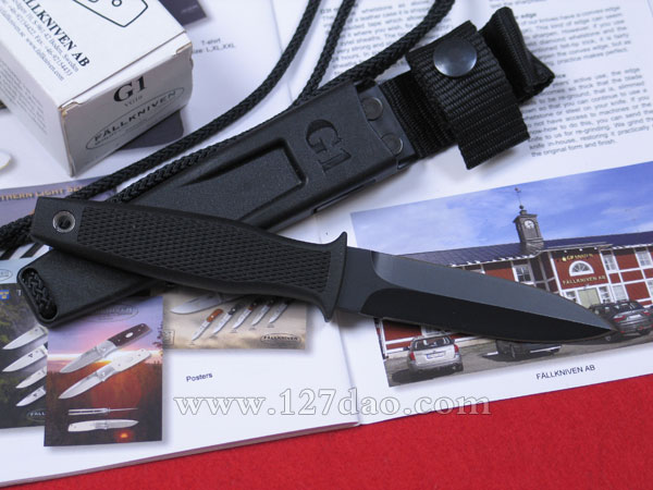 瑞典FK Fallkniven G1守卫刀 双刃战术刀 