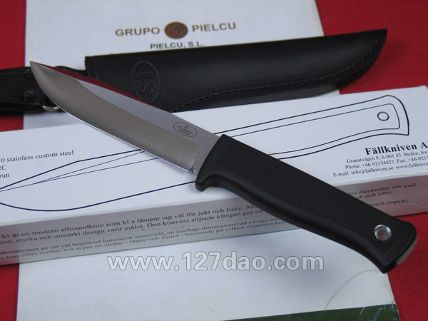 瑞典FK Fallkniven S1L 皮鞘丛林博依刀