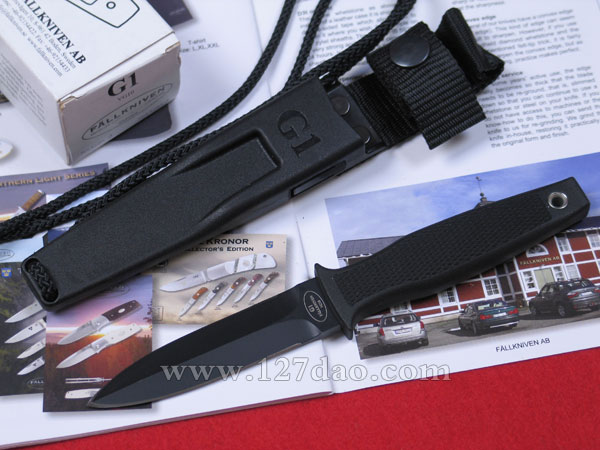 瑞典FK Fallkniven G1守卫刀 双刃战术刀 