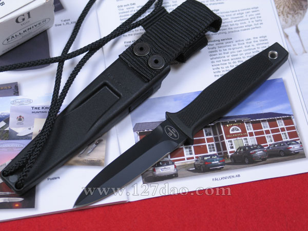 瑞典FK Fallkniven G1守卫刀 双刃战术刀 