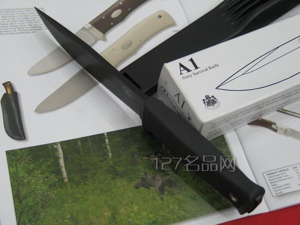 瑞典FK Fallkniven A1B黑色K鞘生存刀