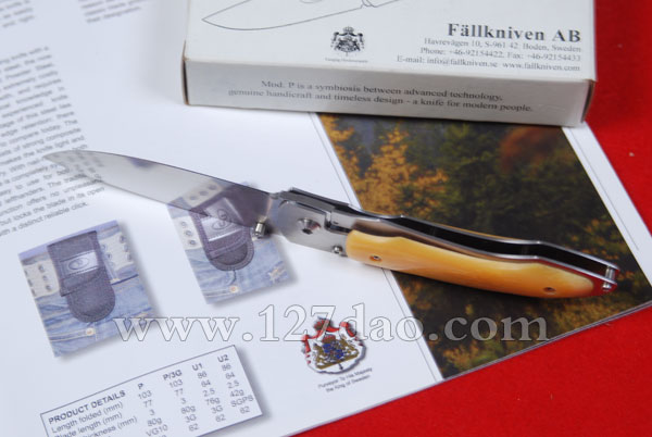 瑞典FK Fallkniven UIP绅士折刀