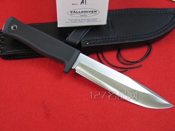 瑞典FK Fallkniven A1L 皮鞘大型生存刀 丛林求生刀