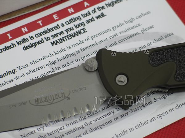 美国微技术MICROTECH 162-8战术折刀