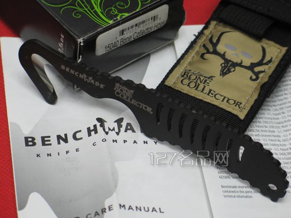 美国蝴蝶Benchmade 15040集骨者救生钩