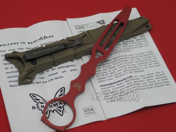 美国蝴蝶Benchmade 176T练习刀 