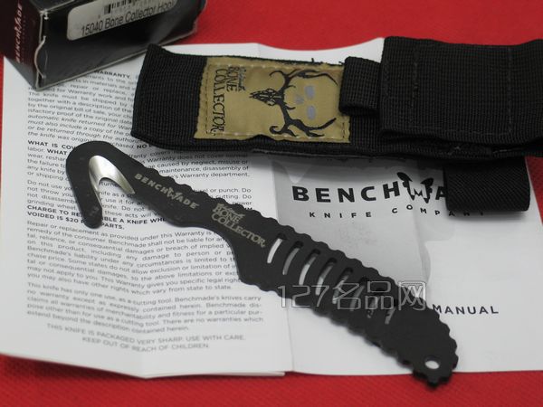 美国蝴蝶Benchmade 15040集骨者救生钩