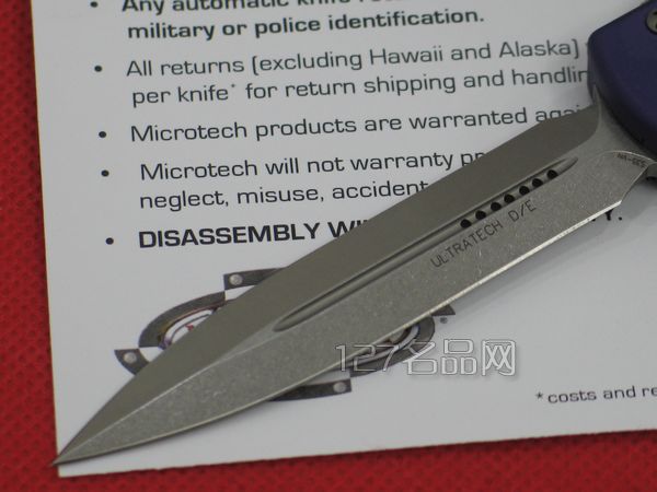 美国微技术Microtech 122-10PU石洗双峰直跳