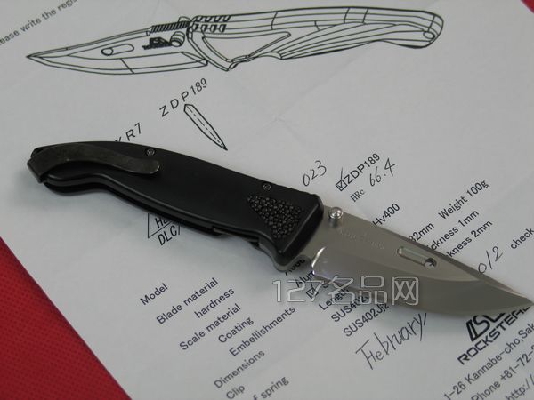 日本花田洋ROCKSTEAD KOU-S 孝 ZDP189钢折刀