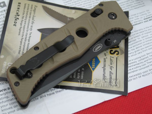 美国蝴蝶Benchmade 275BKSN战术折刀