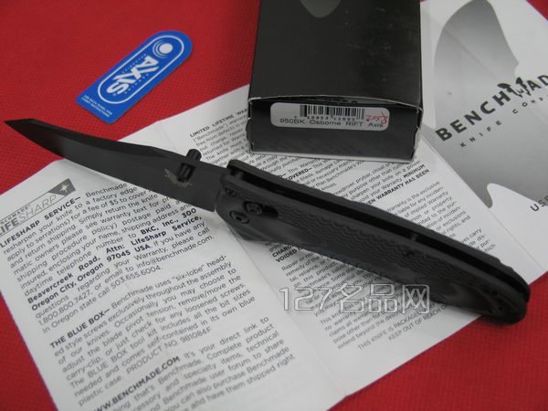美国蝴蝶 Benchmade 950BKG10柄战术折刀