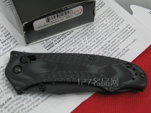 美国蝴蝶 Benchmade 950BKG10柄战术折刀